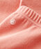 Legging en coton bio bébé rose PAPAYE