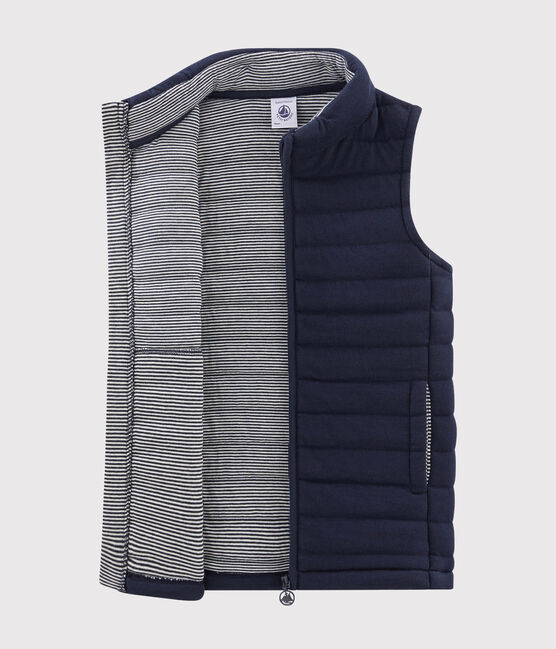 Blouson sans manche enfant mixte bleu SMOKING