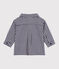 Chemise bébé en flanelle à carreaux bleu SOIR/ MILK