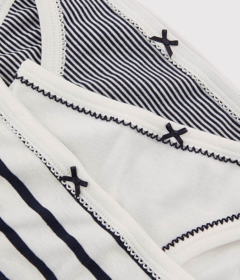 Lot de 3 culottes ray&eacute;es petite fille variante 1