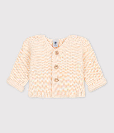 PETIT BATEAU - Cardigan bébé tricot point mousse en coton