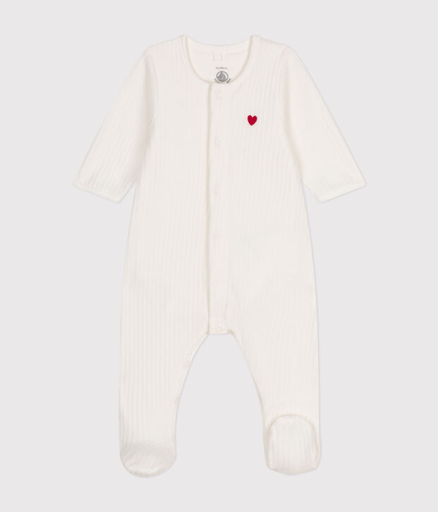 BODYJAMA MIXTE EN VELOURS blanc