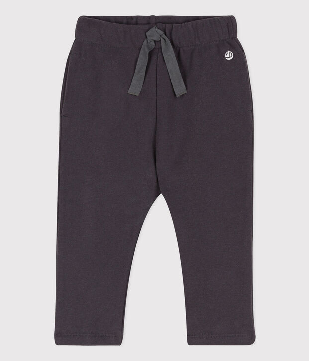 Pantalon b&eacute;b&eacute; en molleton gris