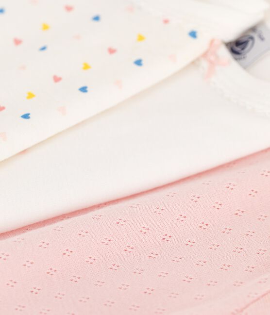 Lot de 3 bodies manches courtes en coton variante 1