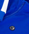 Sweatshirt zippé col montant enfant en coton uni bleu PERSE