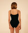 Body en coton et élasthanne femme noir BLACK