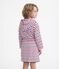 Peignoir enfant en coton &eacute;ponge &agrave; rayures blanc/multicouleur