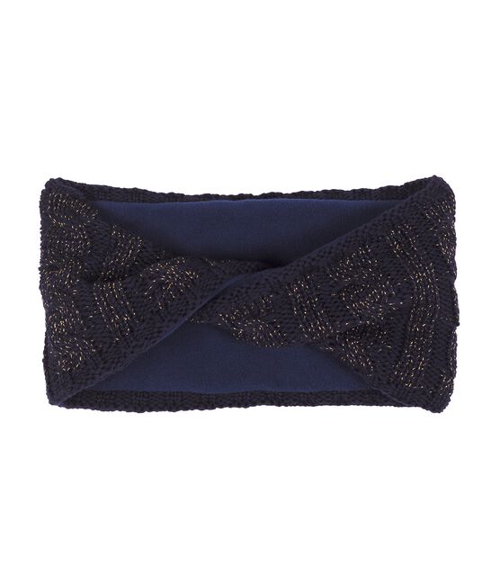 Snnod enfant fille bleu SMOKING/jaune OR