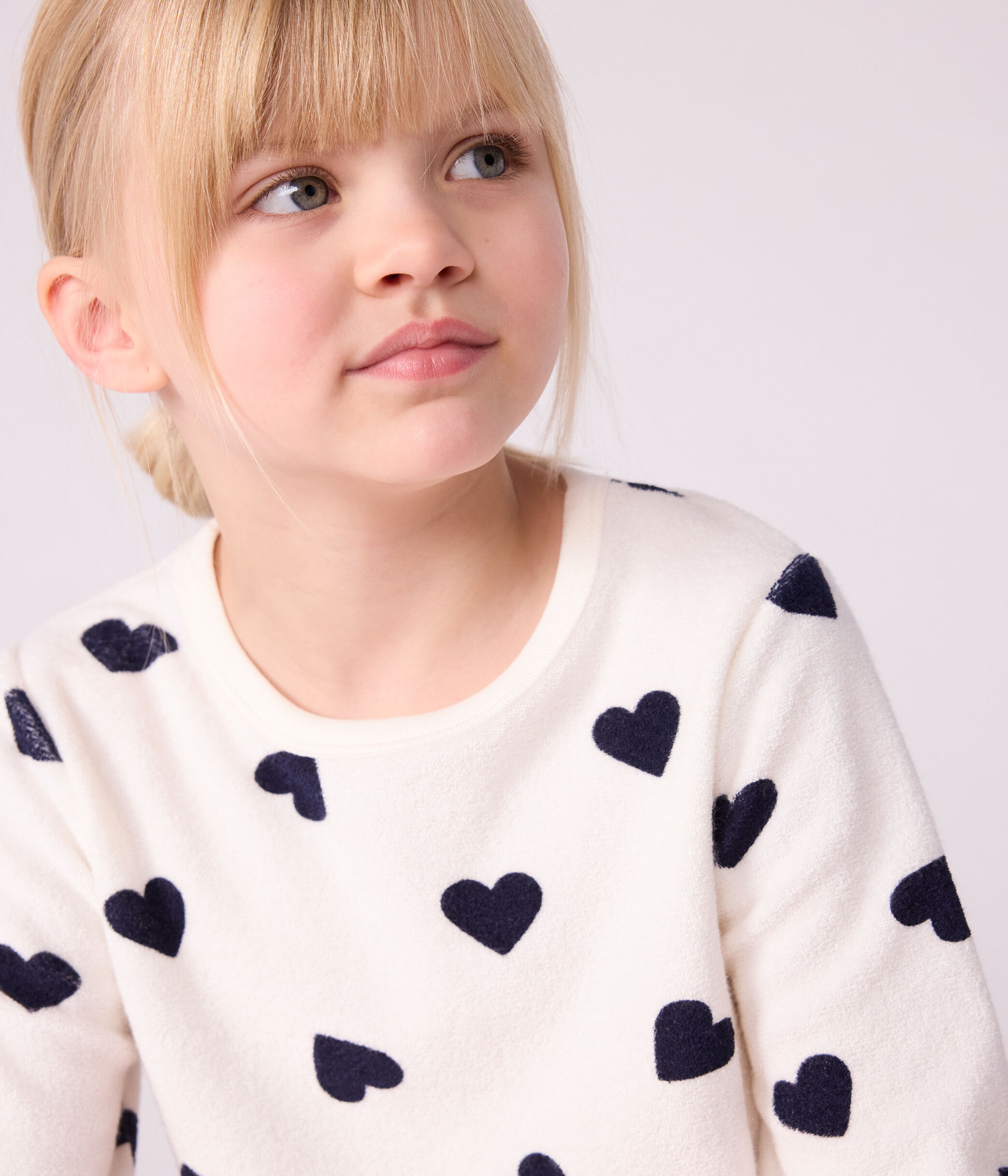 Pyjama Fille 100% Coton Manches Longues – Licorne, Lapin, Sirène, Tailles 1 à 12 Ans