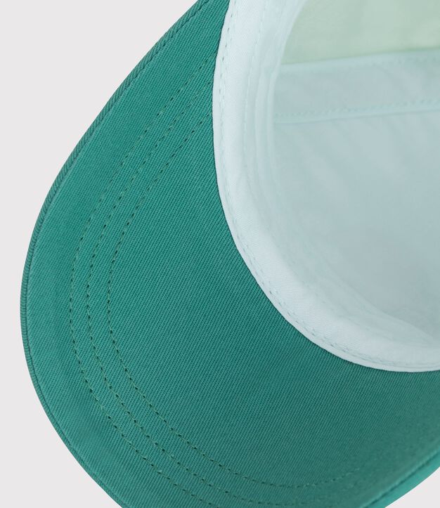 Casquette b&eacute;b&eacute; en coton bleu/multicouleur