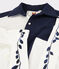 Robe chemise Femme Christoph Rumpf x Petit Bateau bleu SMOKING/blanc MARSHMALLOW