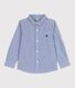 Chemise en popeline enfant garçon