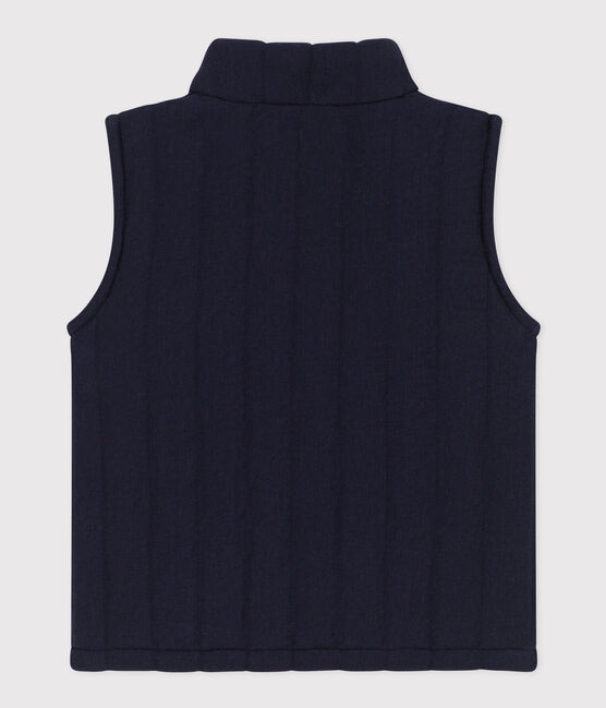 Veste sans manche en tubique matelassé bébé bleu SMOKING