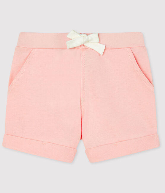 Short bébé fille - garçon en maille rose MINOIS