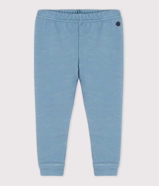 Legging bébé en jersey laine et coton bleu ROVER