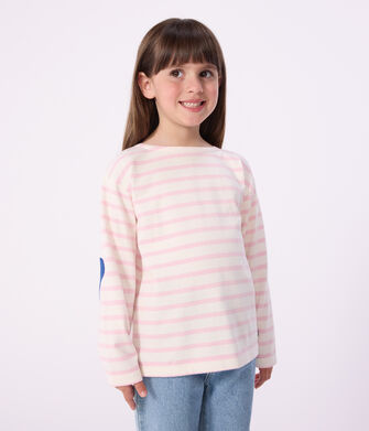 Marini&egrave;re enfant en coton &agrave; rayures