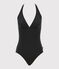 Maillot de bain une pièce femme noir NOIR