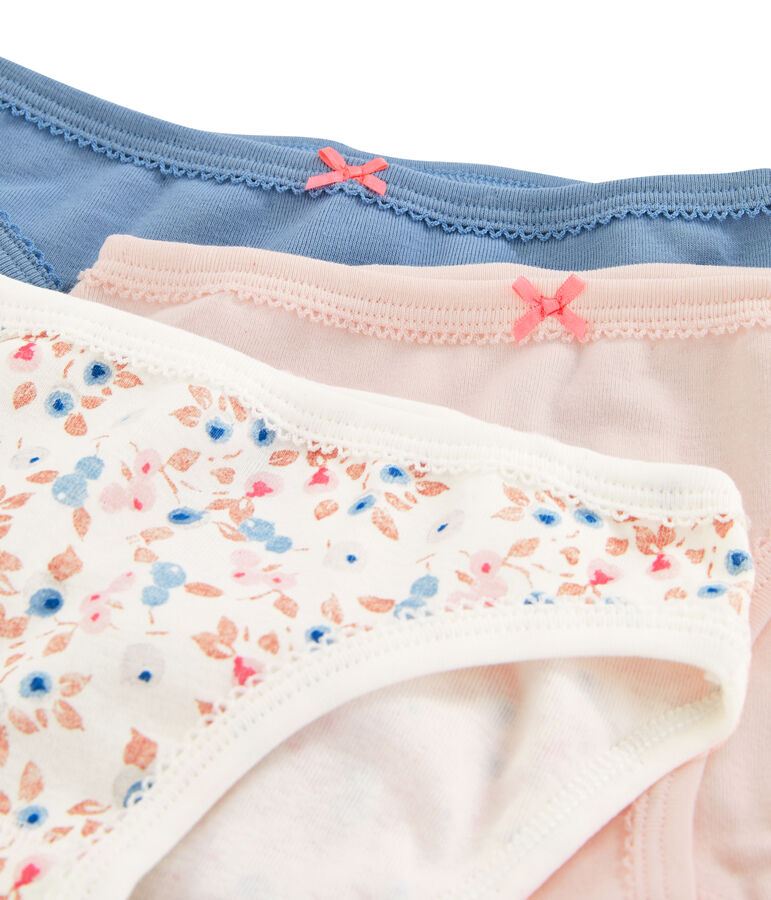 Trio de culottes petite fille multicouleur