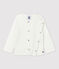 Cardigan en coton bébé blanc MARSHMALLOW