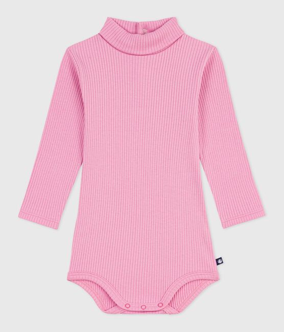 Body bébé col roulé en coton uni BOUDOIR