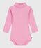 Body bébé col roulé en coton uni BOUDOIR