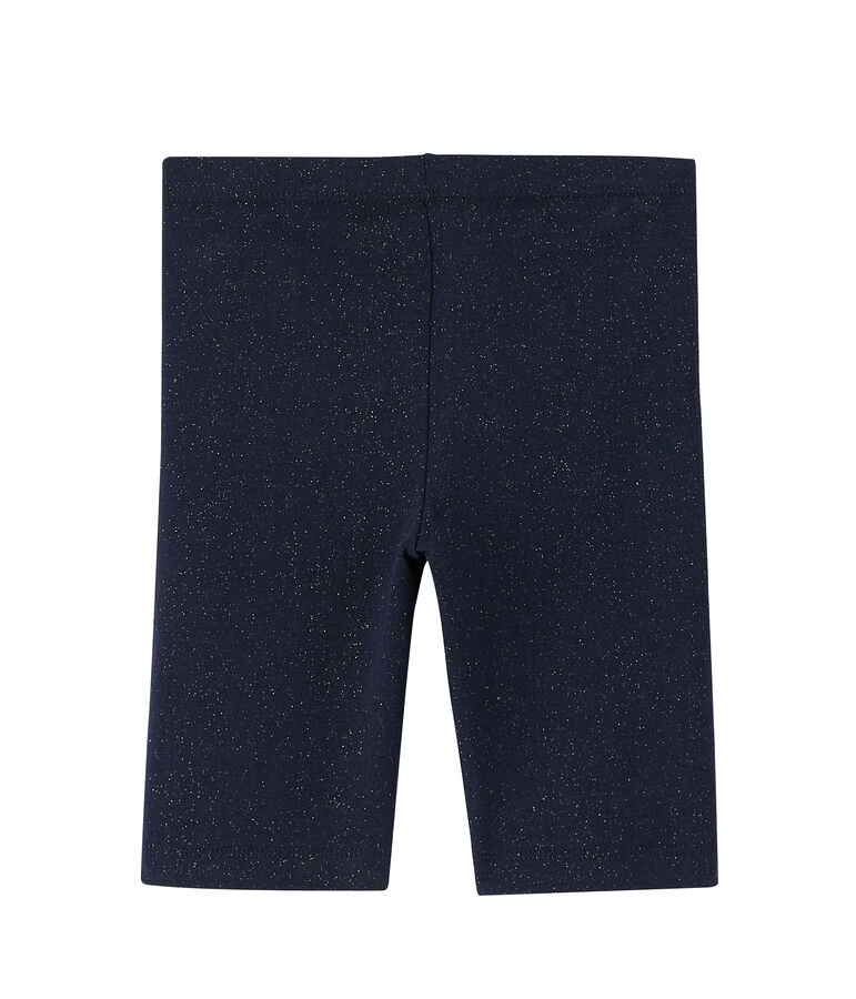 Cycliste enfant fille bleu/jaune