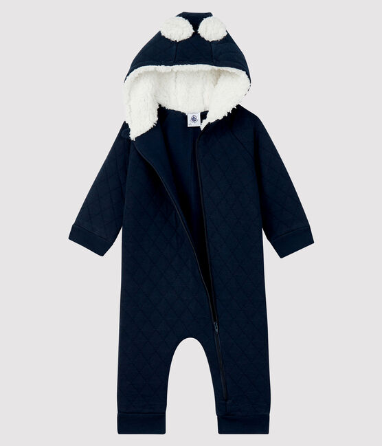 Combinaison longue bébé bleu SMOKING