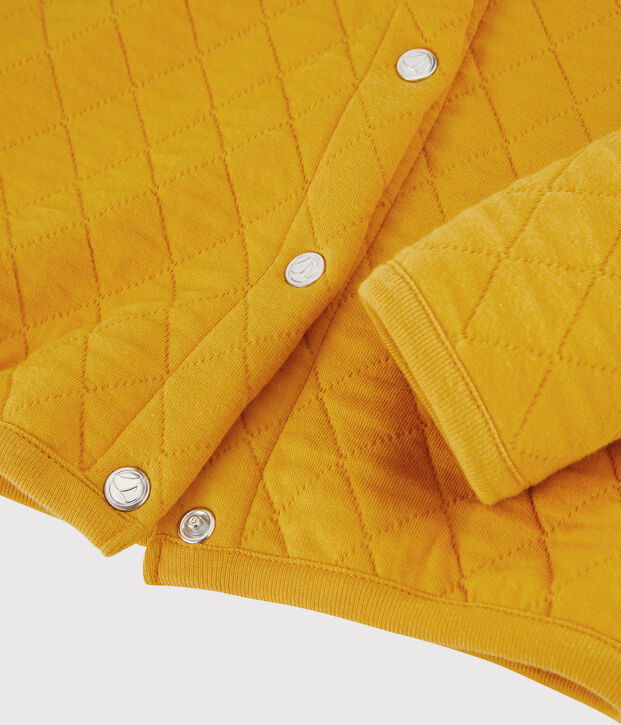 Cardigan en tubique enfant Fille jaune