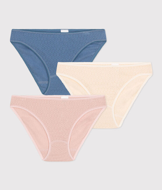 Lot de 3 culottes en coton ajouré femme variante 1