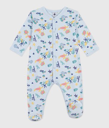 Pyjama bébé en coton imprimé marin phosphorescent
