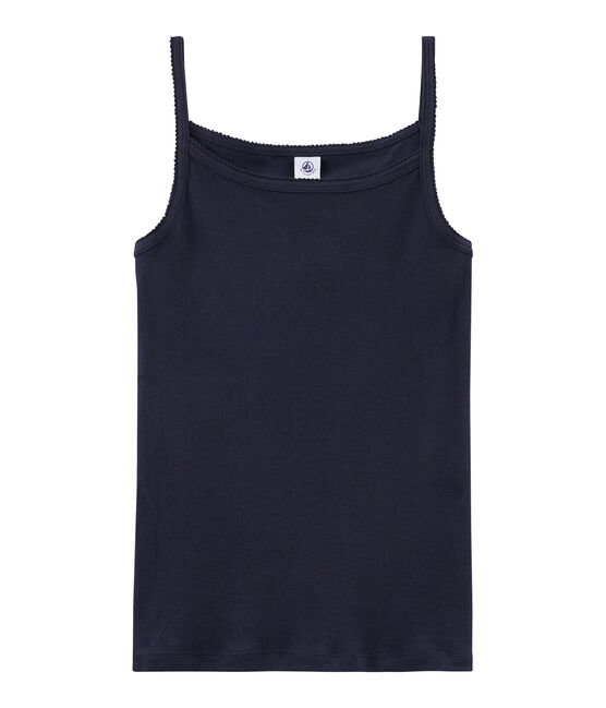 Chemise à bretelles Femme bleu SMOKING