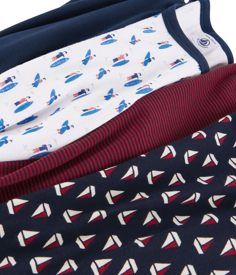 Duo de pyjamas petite fille en c&ocirc;te multicouleur