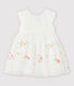 Robe de cérémonie avec du tulle brodé bébé fille