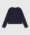 Cardigan à pressions en coton Femme bleu SMOKING
