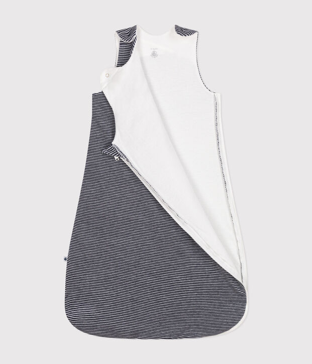 Gigoteuse en velours b&eacute;b&eacute; TOG 2,5 bleu/blanc