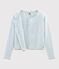 Cardigan enfant fille bleu BOCAL