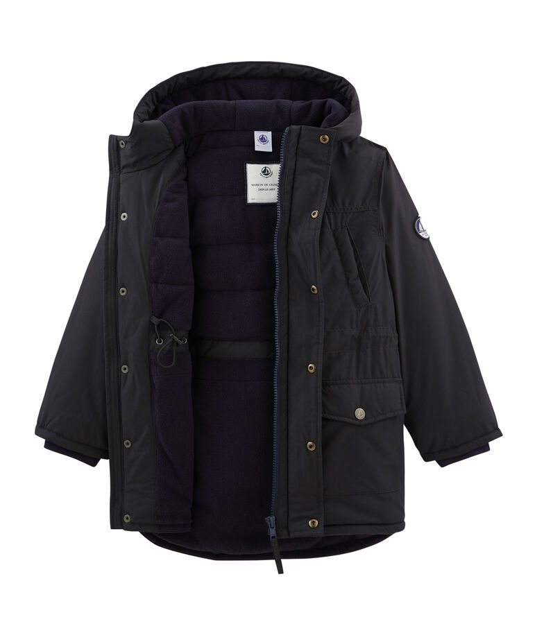 Doudoune duvet et plume enfant gar&ccedil;on gris