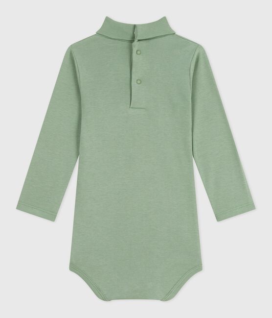 Body bébé col roulé en coton uni SAULE