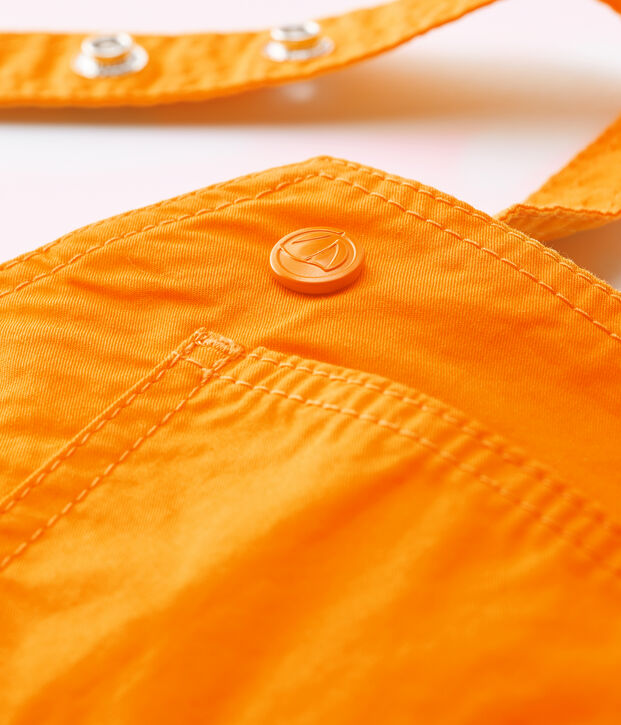 Salopette courte b&eacute;b&eacute; gar&ccedil;on jaune