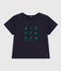 Tee-shirt manches courtes en jersey léger bébé