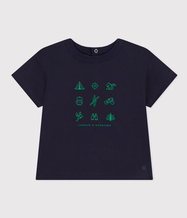 Tee-shirt manches courtes en jersey léger bébé