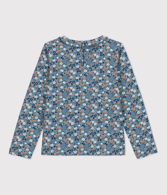 Tee-shirt fleuri à manches longues en coton enfant fille ROVER/ MULTICO