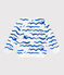 Sweatshirt enfant en coton imprimé blanc MARSHMALLOW/blanc MULTICO