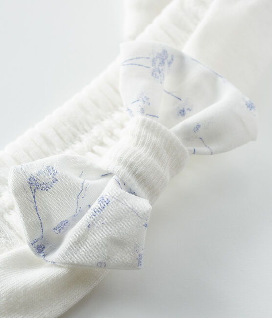 Bandeau bébé fille blanc MARSHMALLOW/blanc MULTICO