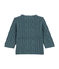 Cardigan torsadé bleu Atlantic