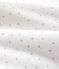 Gigoteuse blanche bébé en tubique en coton biologique blanc MARSHMALLOW/blanc MULTICO