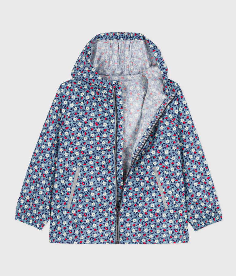 Coupe-vent, mati&egrave;re recycl&eacute;e enfant fille ENNEIGE/ MULTICO