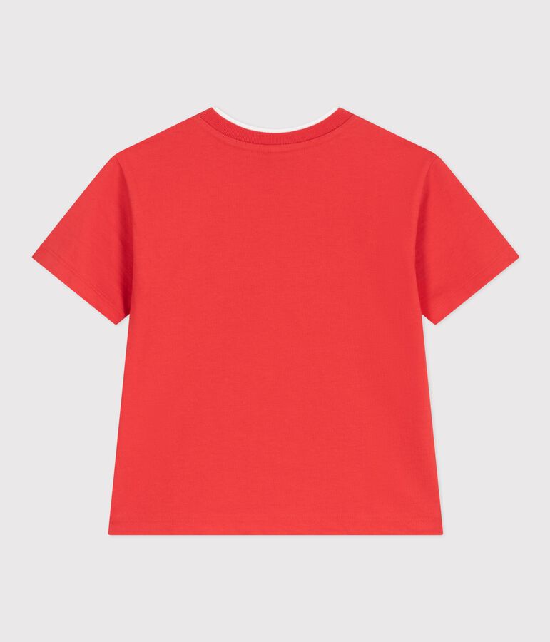 Tee-shirt enfant manches courtes en coton POMPIER