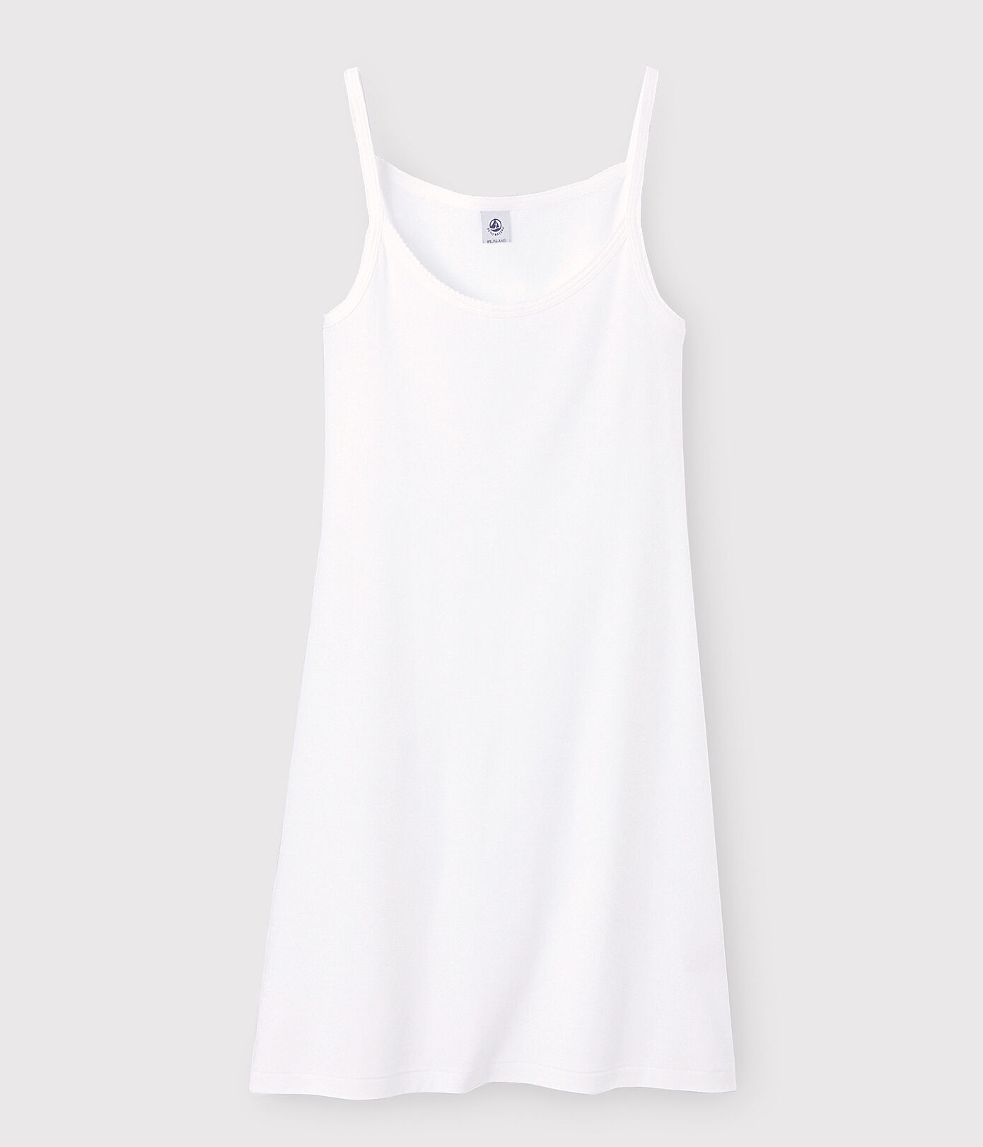 Robe Bleu Marine Petit Bateau XXS (12 Ans) - Coton, Bretelles, Style T-shirt, Occasion Très Bon état
