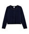 Cardigan tricot enfant fille bleu SMOKING